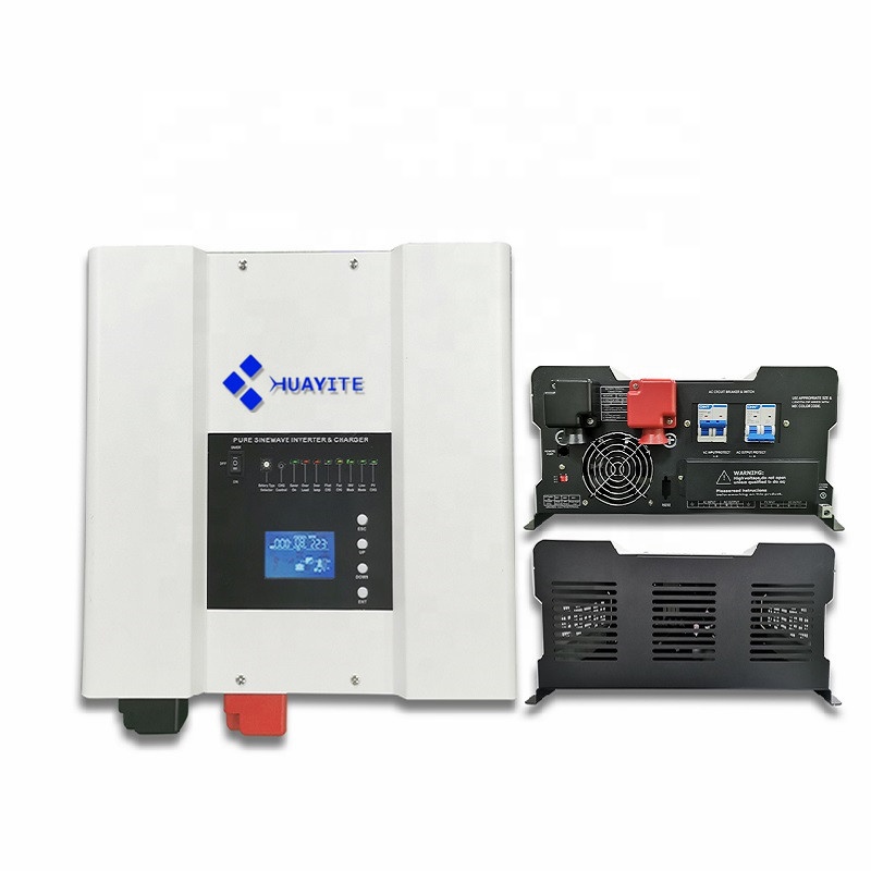محول طاقة شمسية هجين 6000 واط  - مراجعة Off Grid Solar Inverter 48V 6000W وسعره
