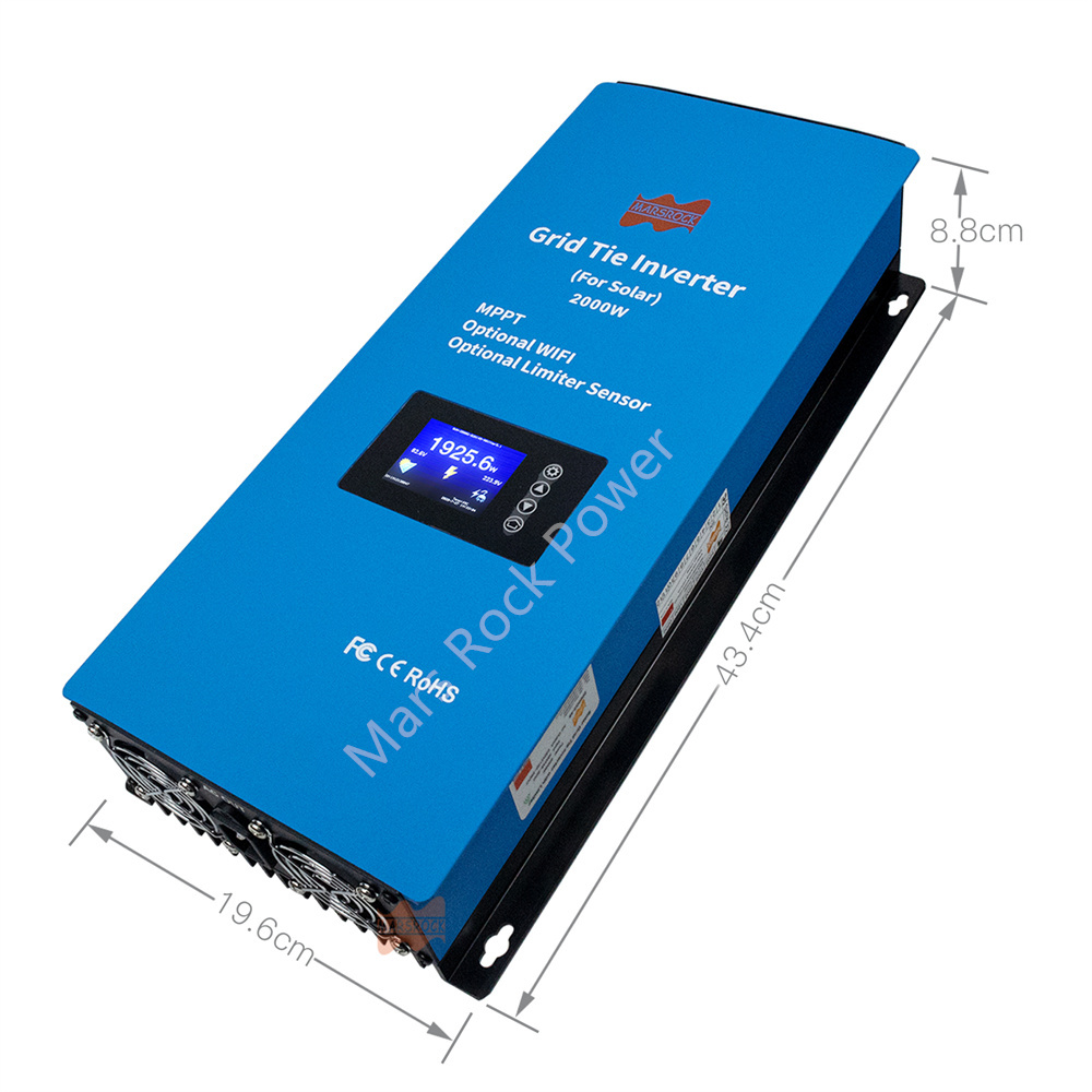 عاكس طاقة شمسية متصل بالشبكة ب - مراجعة Grid Tie Inverter Limiter 2000W وسعره