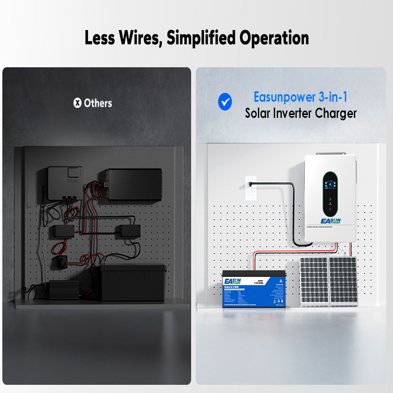EASUN US 12KW 12000W محول طاقة - مراجعة Grid Tie Inverter Limiter 2000W وسعره
